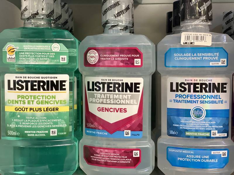 LIsterine en pharmacie